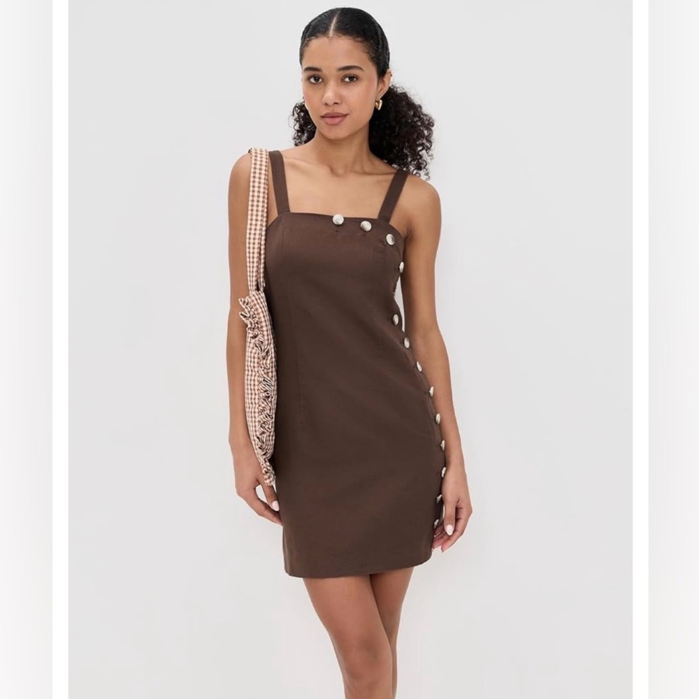 Nwt Le Bop Shopbop Sylvia Button Dress